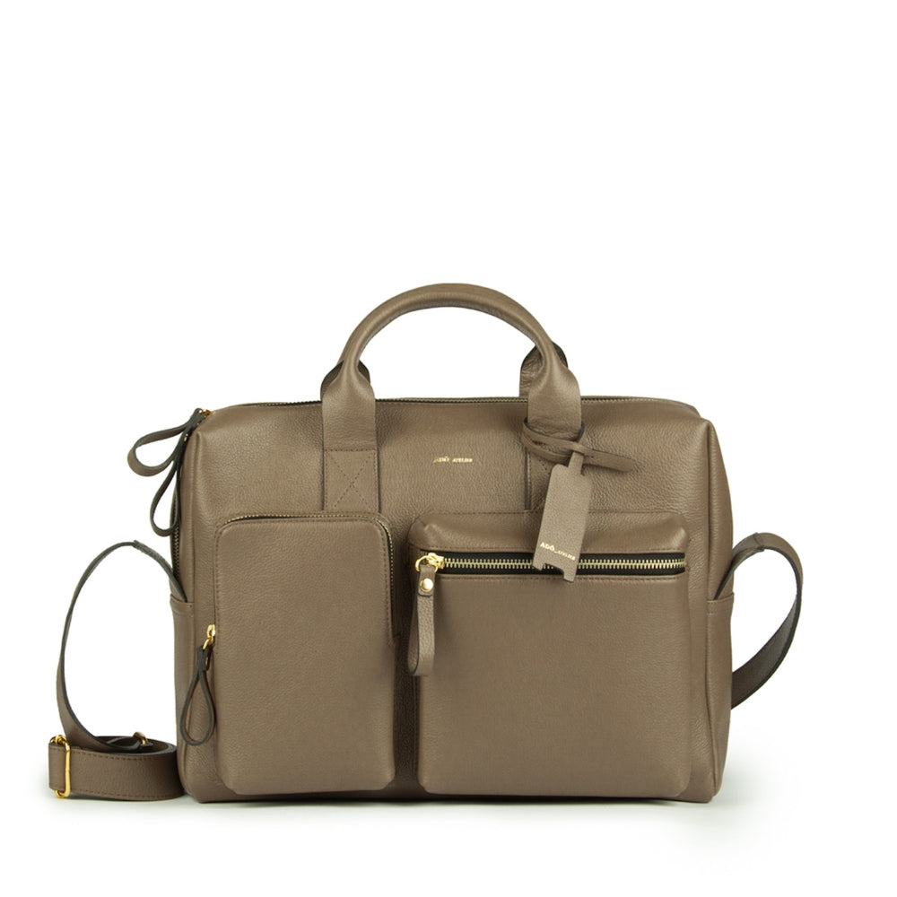BOLSA MKA MEDIA COR CINZA FENDI
