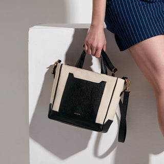 Bolsa Tote Mini Lu Ferreira Adô Cor Off White Bruma