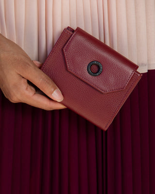 Carteira Mka P Cor Framboesa