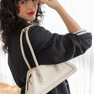 BOLSA SPAGHETTI COR BRANCO LATTE