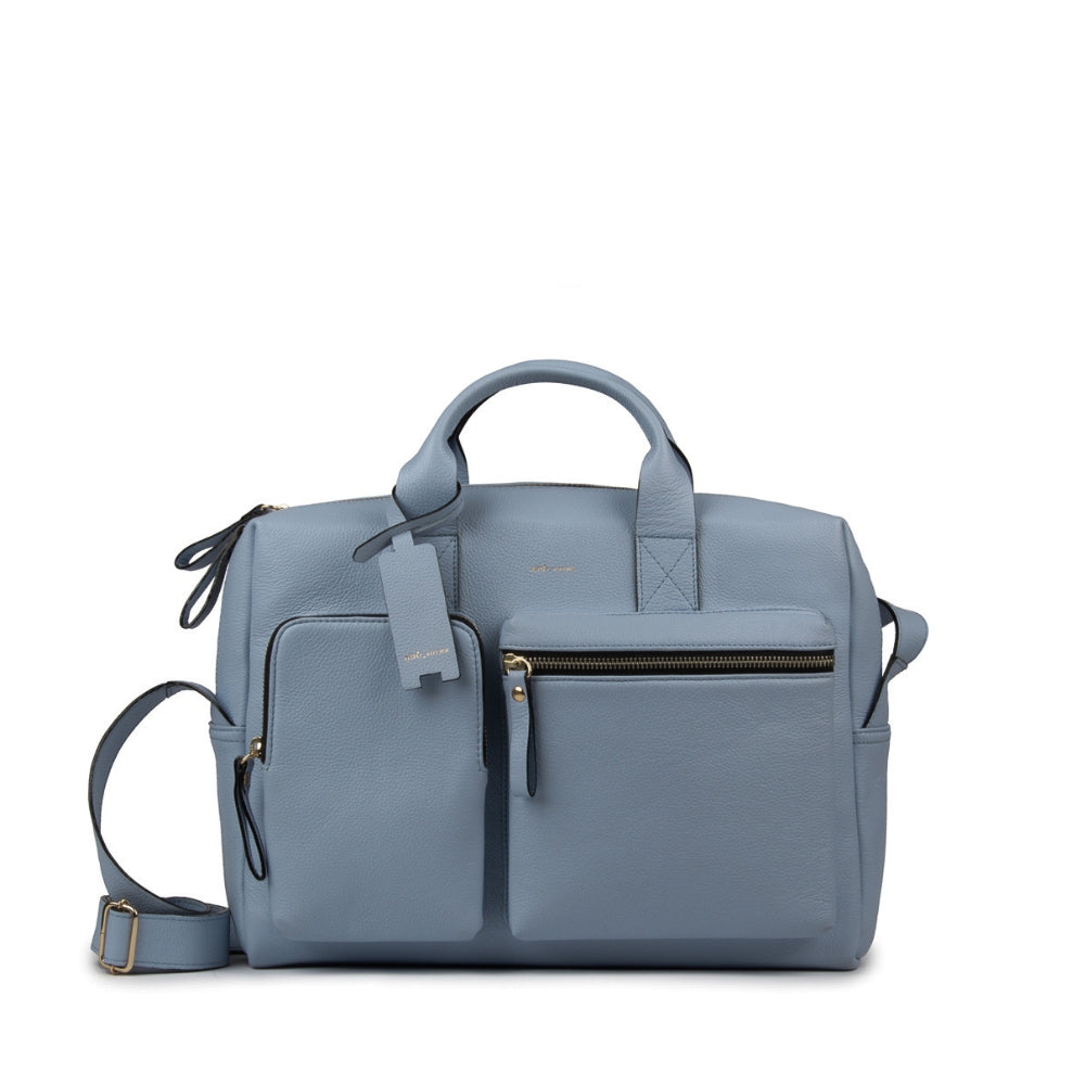 BOLSA MKA MEDIA COR AZUL GLACIAL