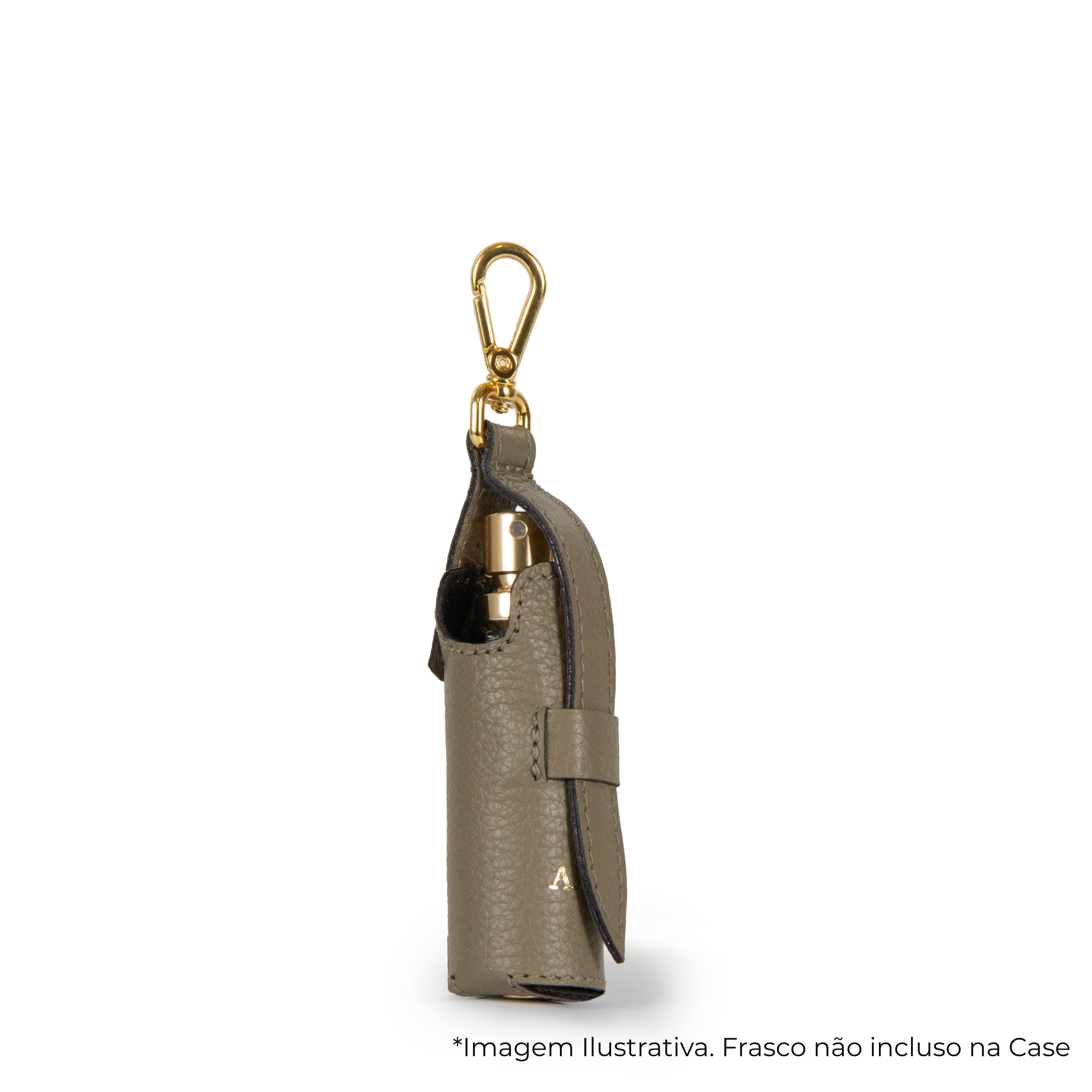 BOLSA COLLAB AMANDA COURO ADÔ COR CINZA FENDI