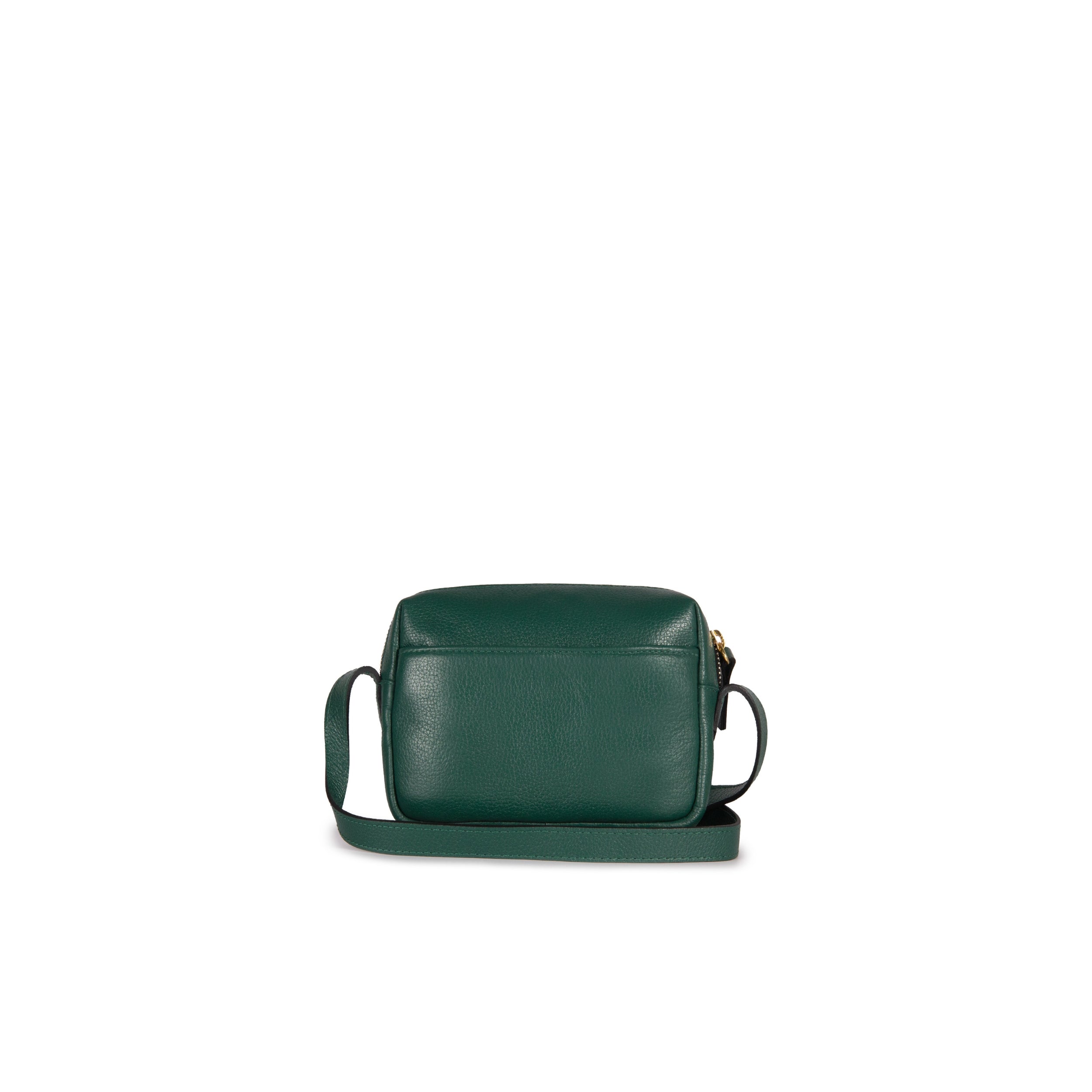 Bolsa Block Mini E Couro Adô Cor Verde Noturno