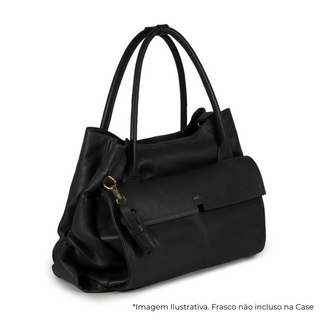 BOLSA COLLAB AMANDA COURO ADÔ COR PRETO