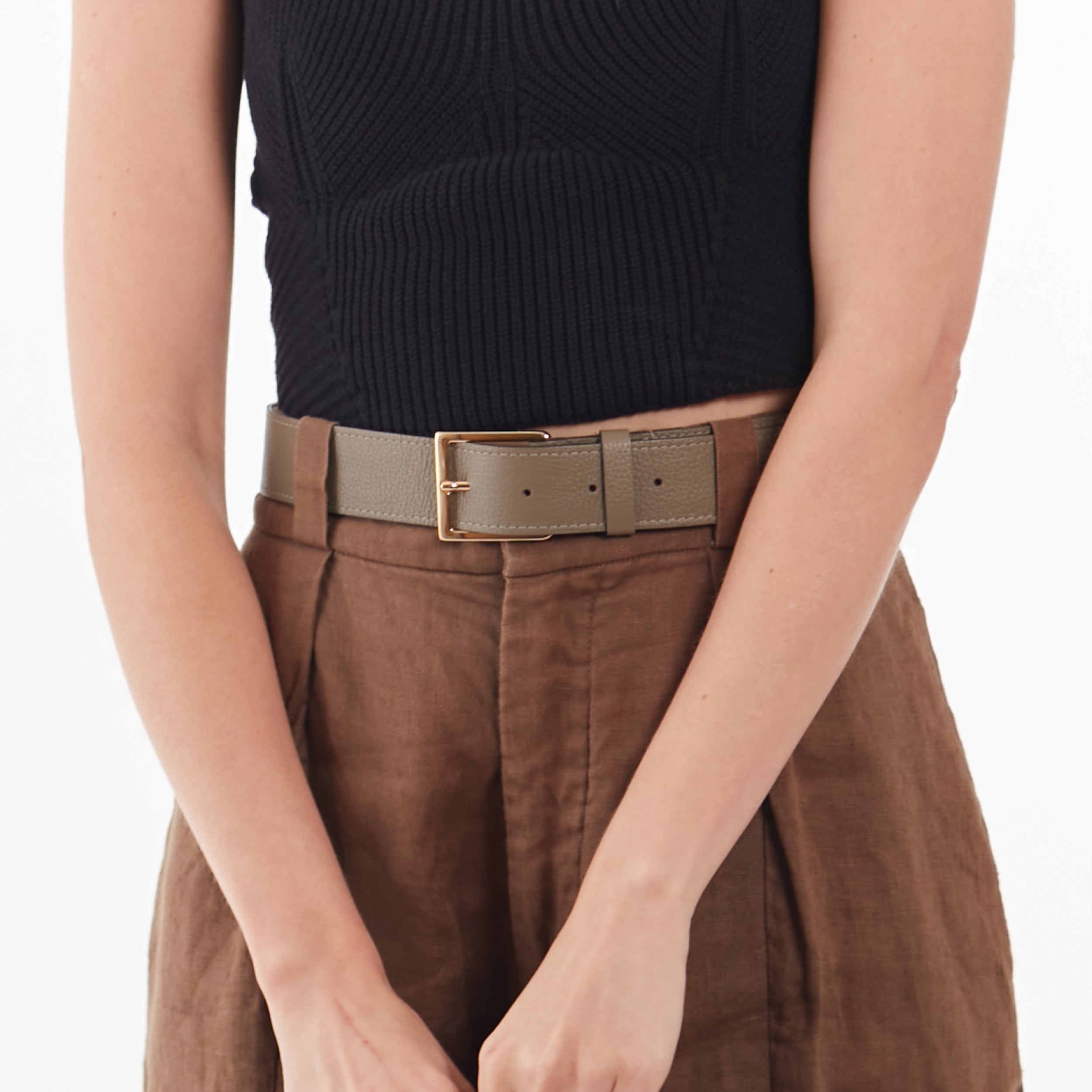 Cinto Essencial Adô Cor Cinza Fendi