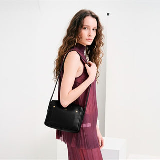 Bolsa Block Essencial Couro Adô Cor Preto