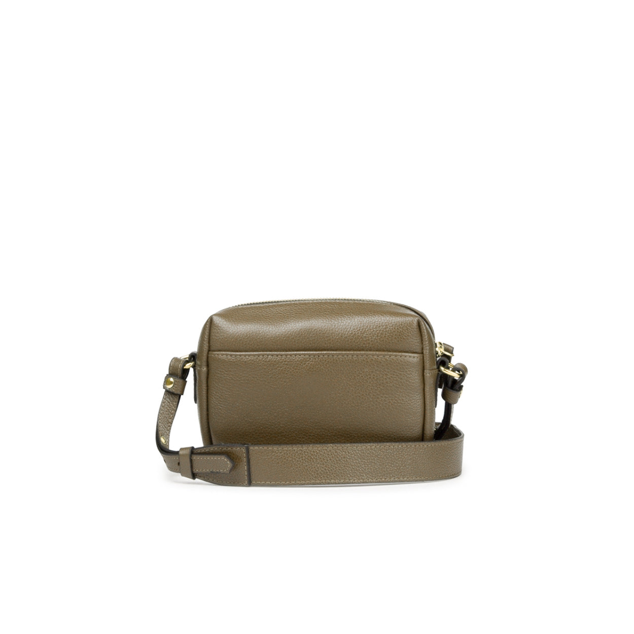 Bolsa Block Mini Couro Adô Cor Cinza Fendi