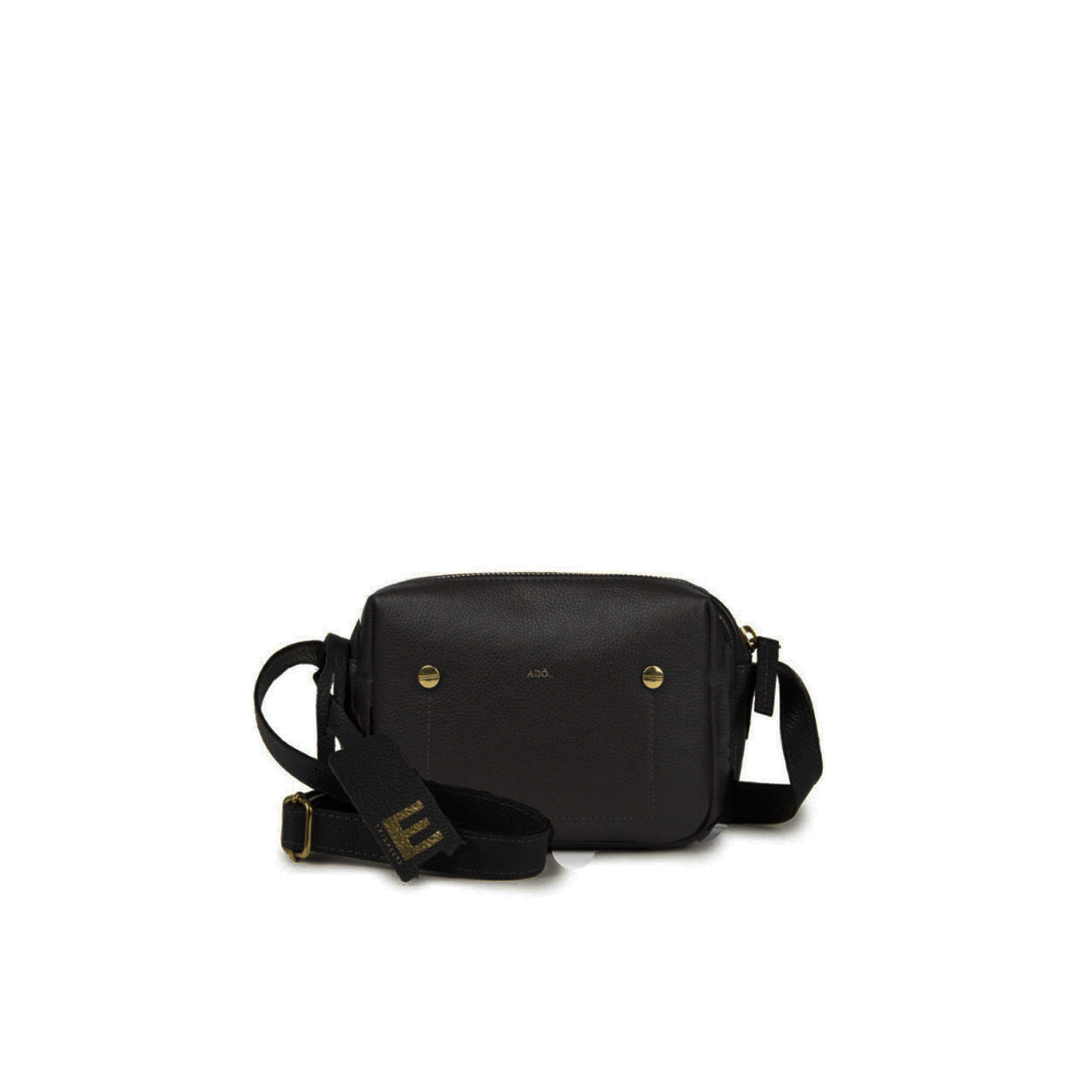 Bolsa Block Mini Essencial Couro Adô Cor Preto