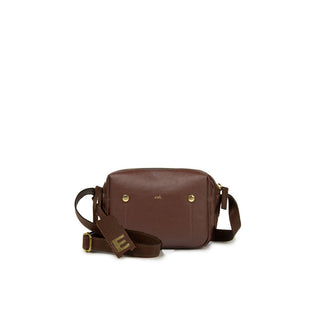 Bolsa Block Mini Essencial Couro Adô Cor Marrom Cacau