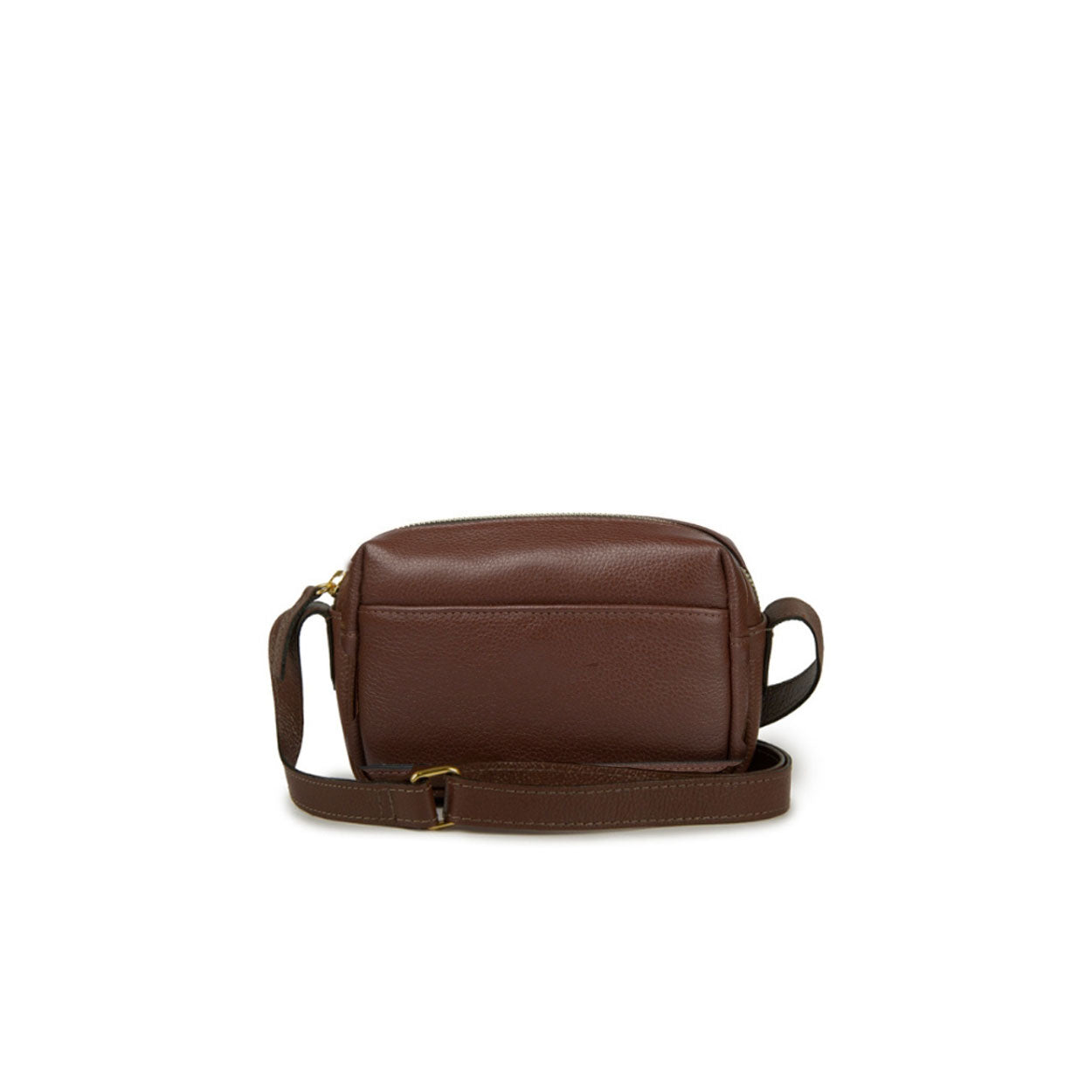 Bolsa Block Mini Essencial Couro Adô Cor Marrom Cacau