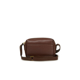 Bolsa Block Mini Essencial Couro Adô Cor Marrom Cacau