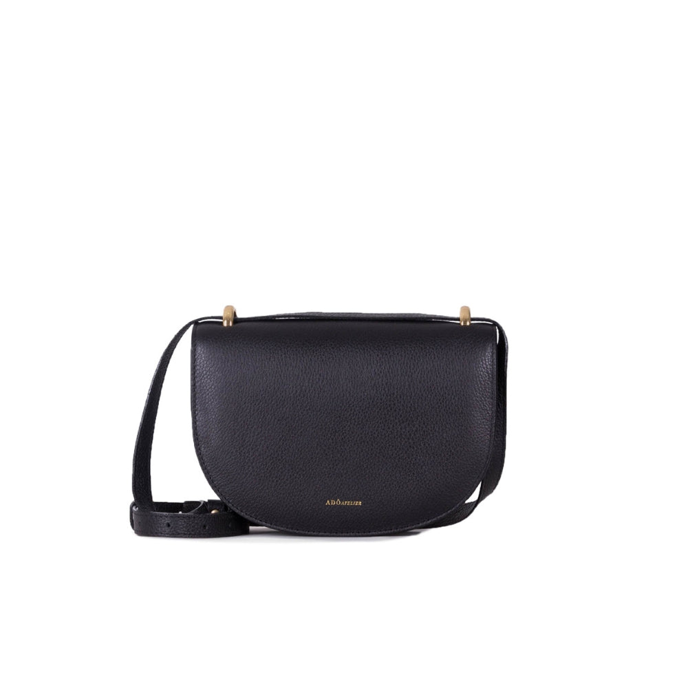 Bolsa Oli Pequena Couro Adô Cor Preto