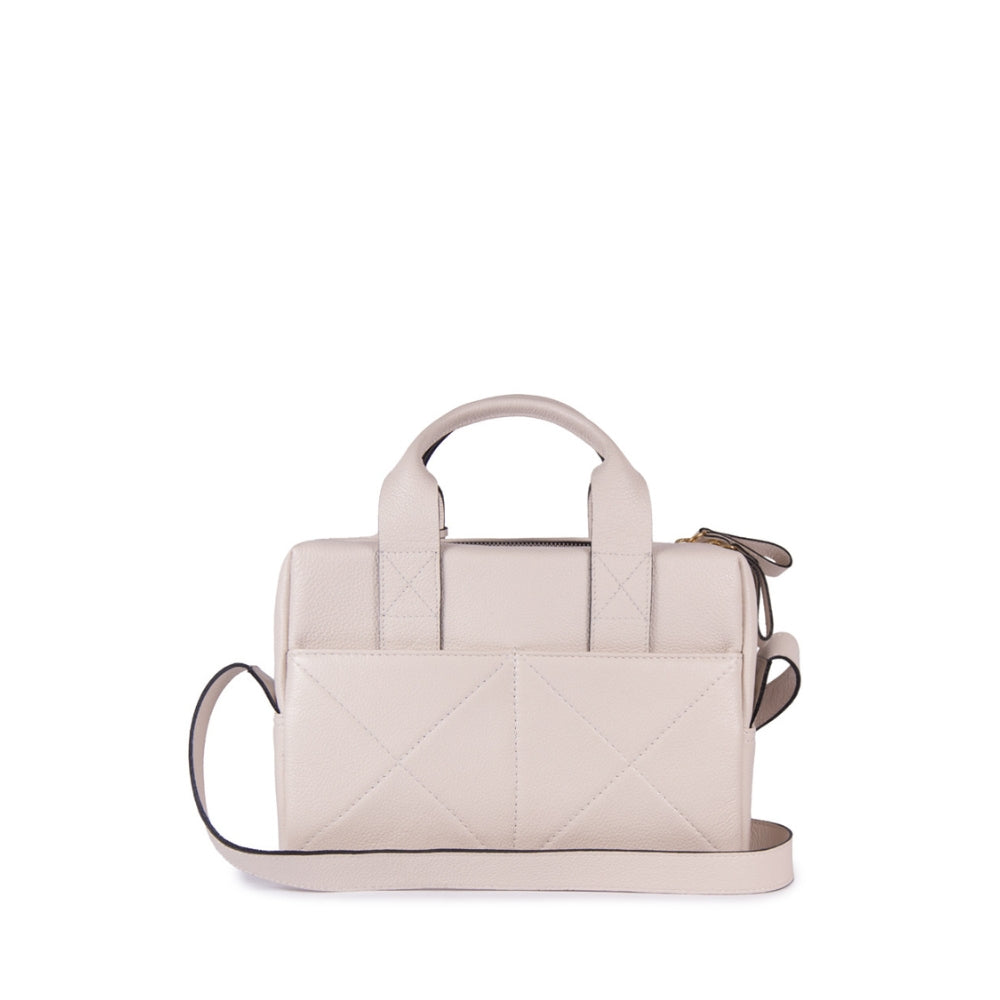 BOLSA MKA PEQUENA COR BRANCO LATTE