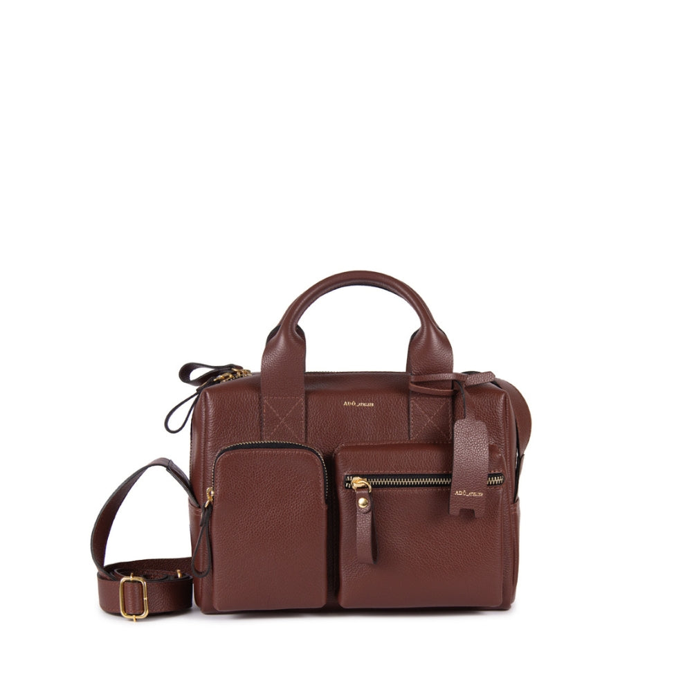BOLSA MKA PEQUENA COR MARROM CACAU