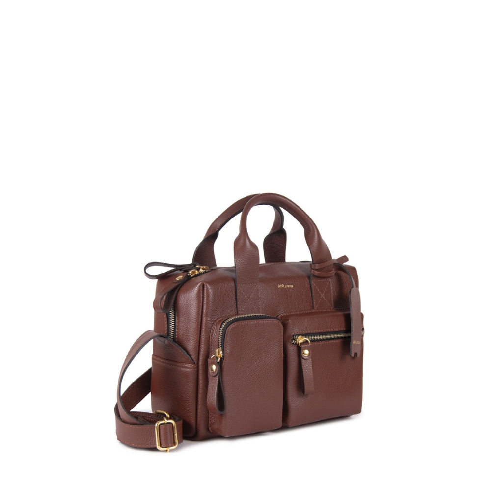 BOLSA MKA PEQUENA COR MARROM CACAU