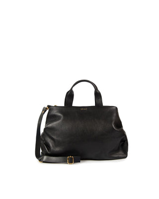 Bolsa Plissé Couro Adô Cor Preto