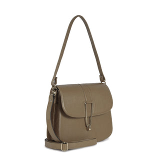 Bolsa Dora Couro Adô Cor Cinza Fendi