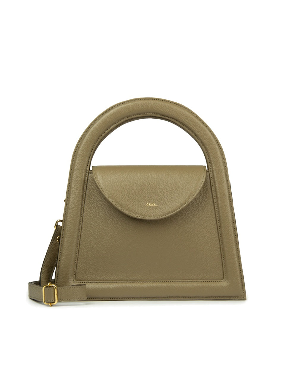Bolsa Bambini Couro Adô Cor Cinza Fendi
