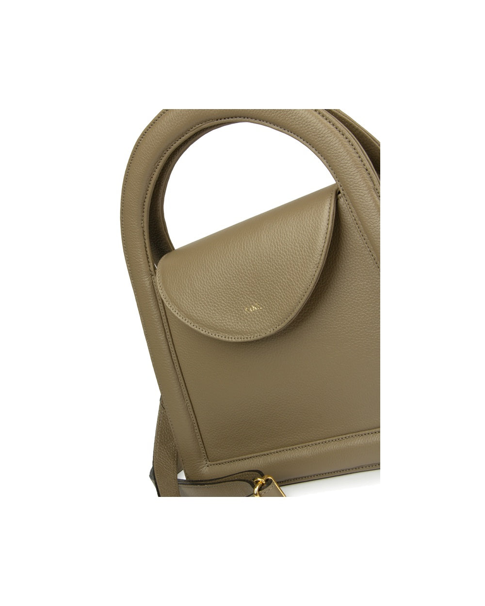 Bolsa Bambini Couro Adô Cor Cinza Fendi