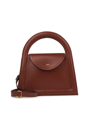 Bolsa Bambini Couro Adô Cor Marrom Cacau