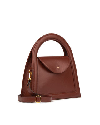 Bolsa Bambini Couro Adô Cor Marrom Cacau