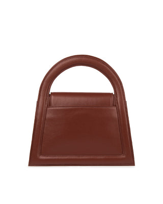 Bolsa Bambini Couro Adô Cor Marrom Cacau