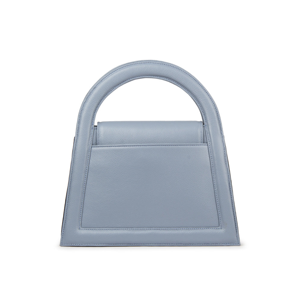 BOLSA BAMBINI COURO ADÔ COR AZUL GLACIAL