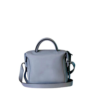 BOLSA TAB MINI COURO ADÔ COR AZUL GLACIAL