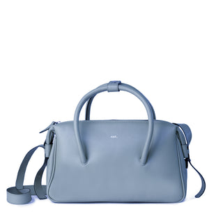 BOLSA TAB COURO ADÔ COR AZUL GLACIAL