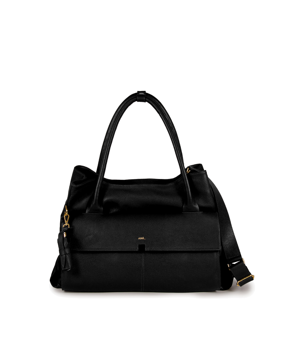 Bolsa Collab Amanda Couro Adô Cor Preto