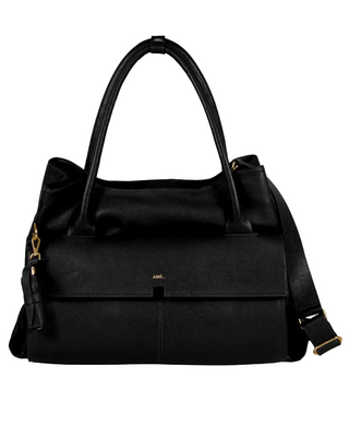 Bolsa Collab Amanda Couro Adô Cor Preto