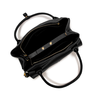 BOLSA COLLAB AMANDA COURO ADÔ COR PRETO