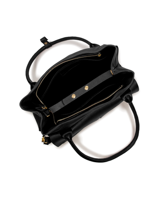 Bolsa Collab Amanda Couro Adô Cor Preto