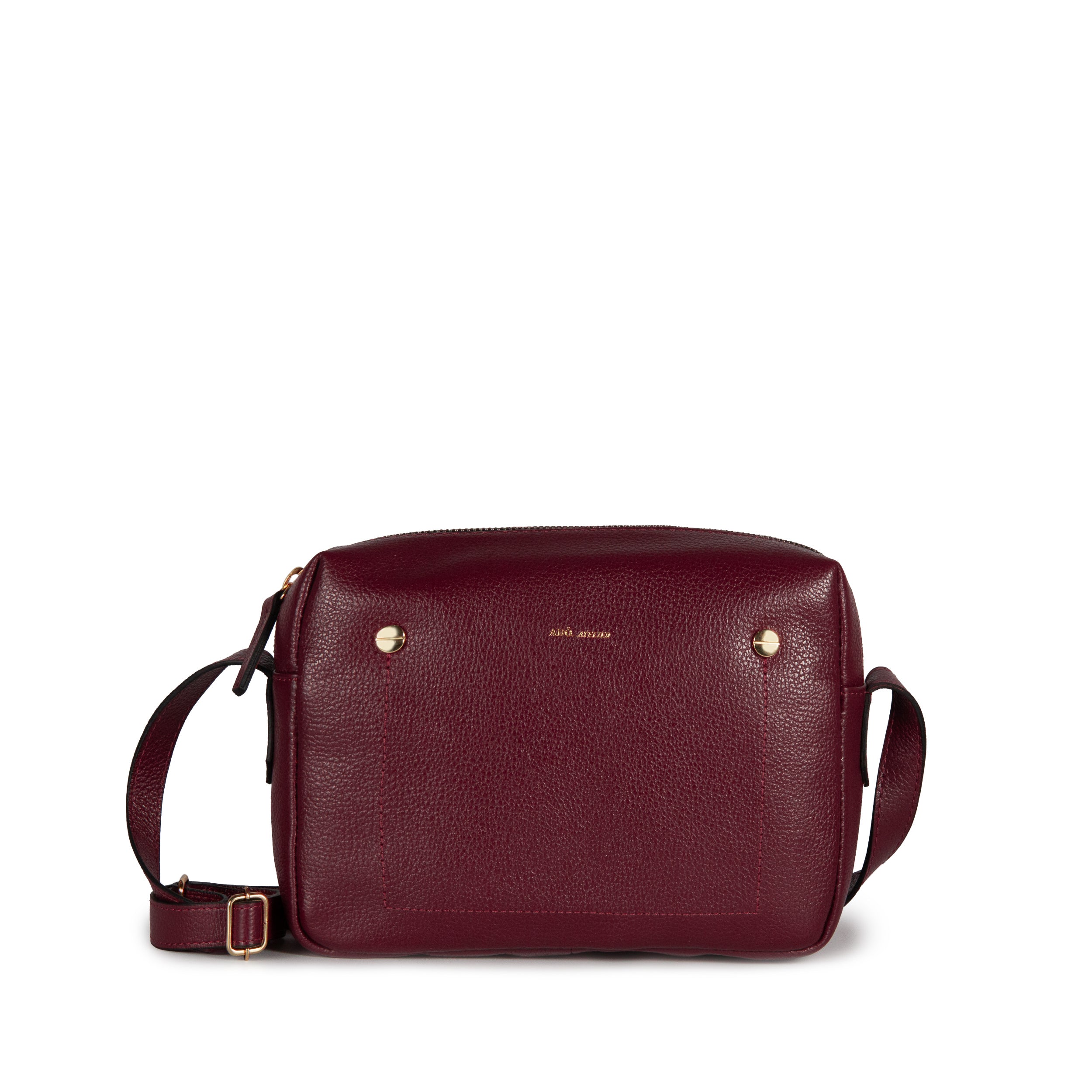 Bolsa Block Essencial Couro Adô Cor Framboesa