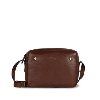 Bolsa Block Essencial Couro Adô Cor Marrom Cacau