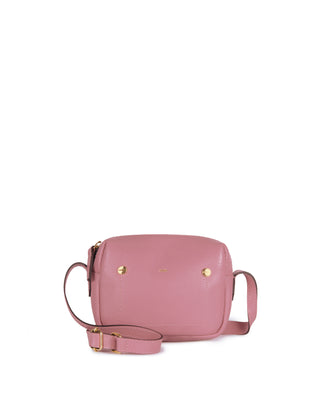 Bolsa Block Mini Essencial Couro Adô Cor Rosa Mauve