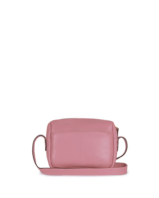 Bolsa Block Mini Essencial Couro Adô Cor Rosa Mauve