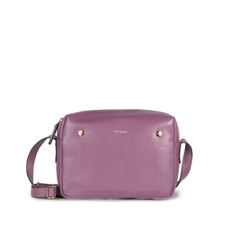 Bolsa Block Essencial Couro Adô Cor Rosa Mauve
