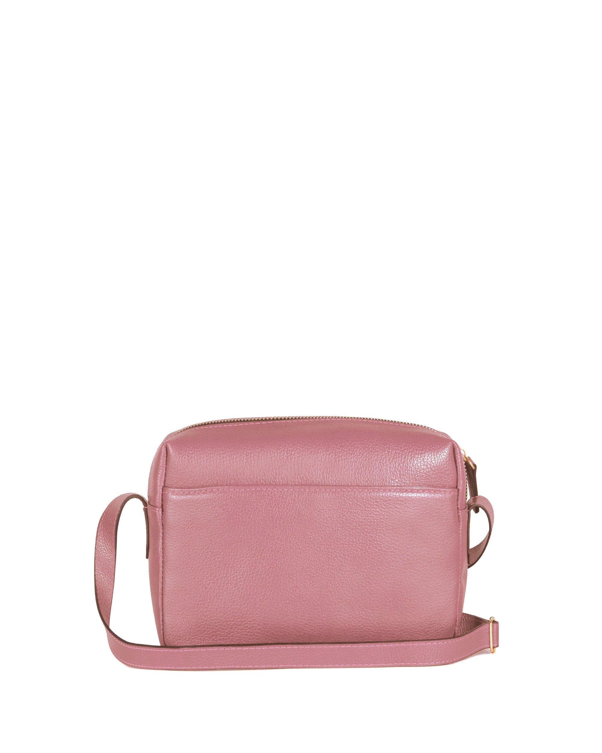 Bolsa Block Essencial Couro Adô Cor Rosa Mauve