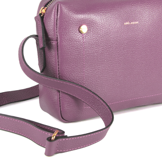 Bolsa Block Essencial Couro Adô Cor Rosa Mauve