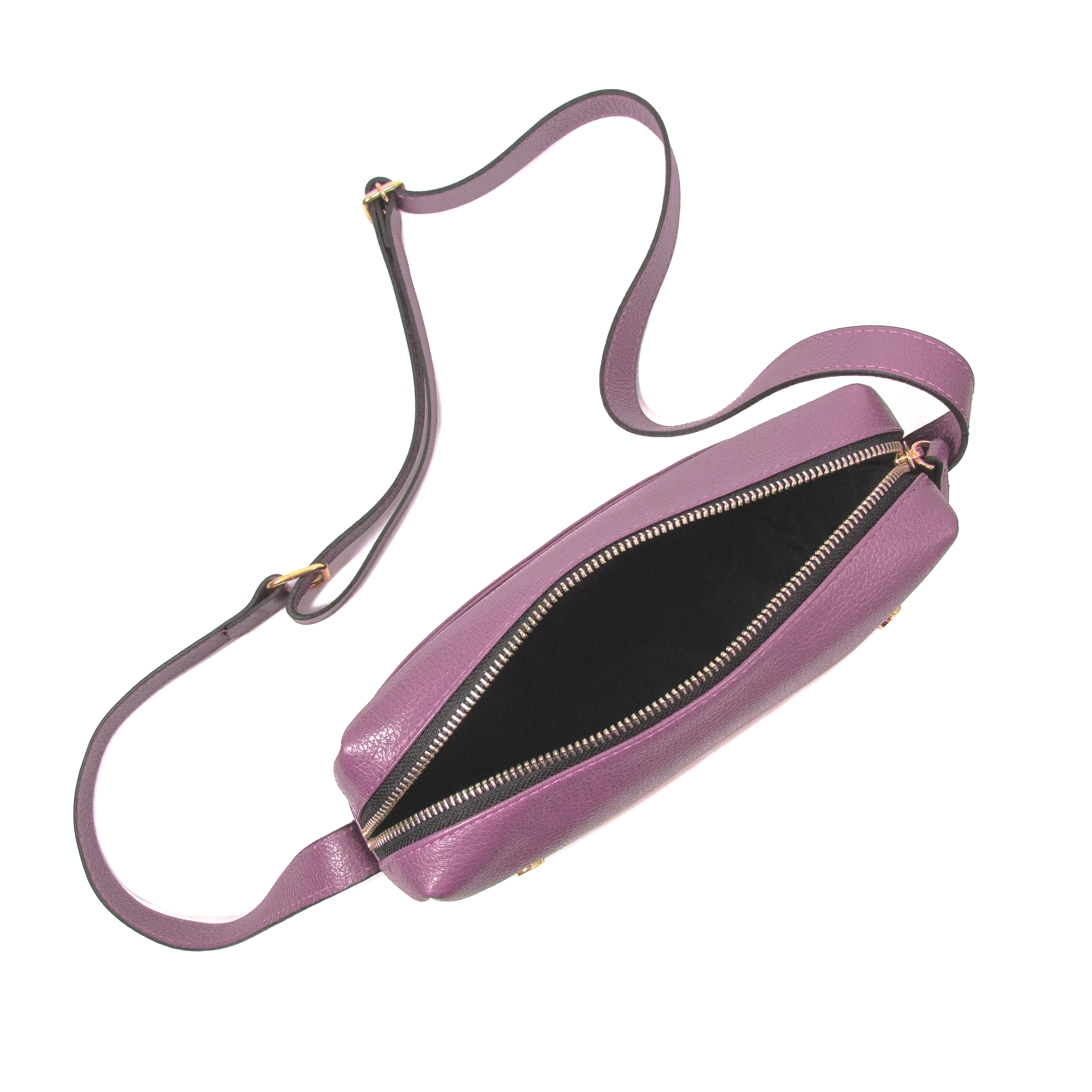 Bolsa Block Essencial Couro Adô Cor Rosa Mauve