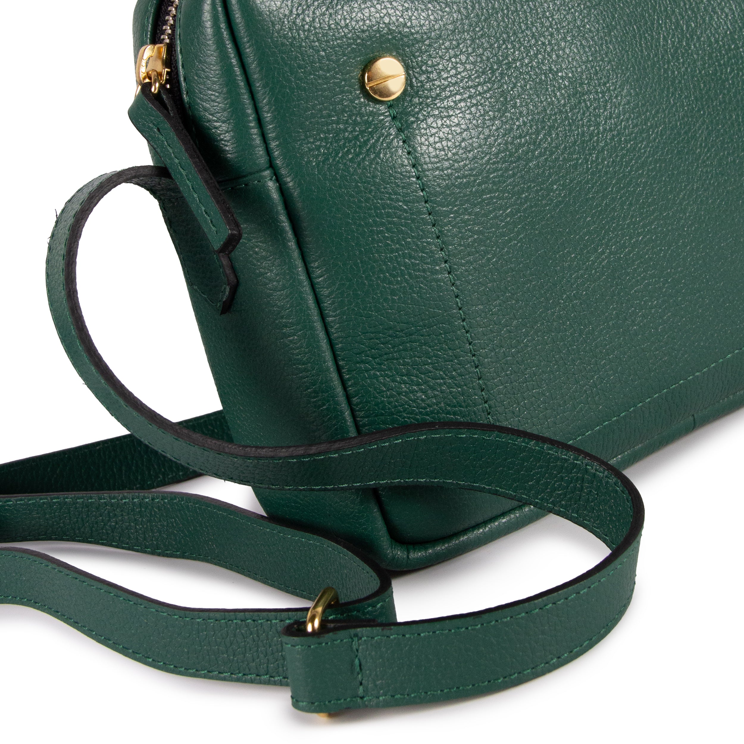 Bolsa Block Essencial Couro Adô Cor Verde Noturno