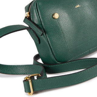 Bolsa Block Mini E Couro Adô Cor Verde Noturno