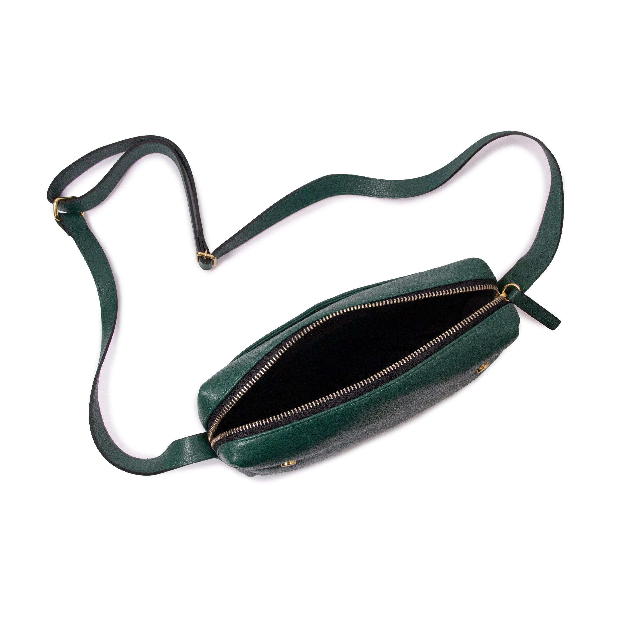 Bolsa Block Essencial Couro Adô Cor Verde Noturno