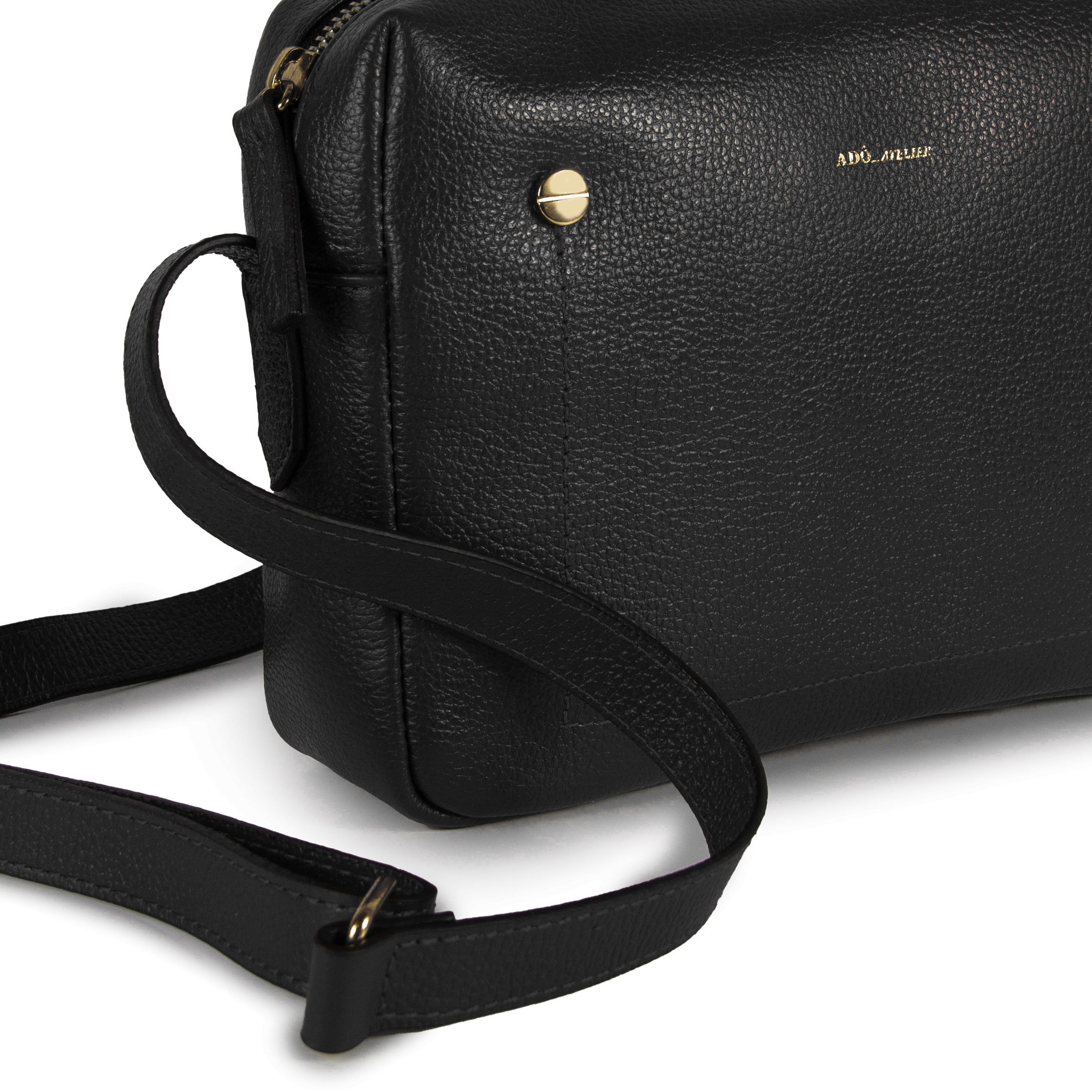 Bolsa Block Essencial Couro Adô Cor Preto