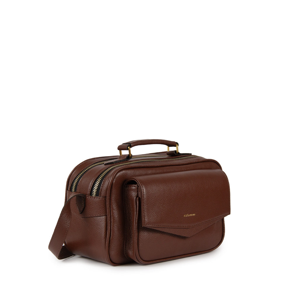 BOLSA BRICK E - MEDIA COR MARROM CACAU