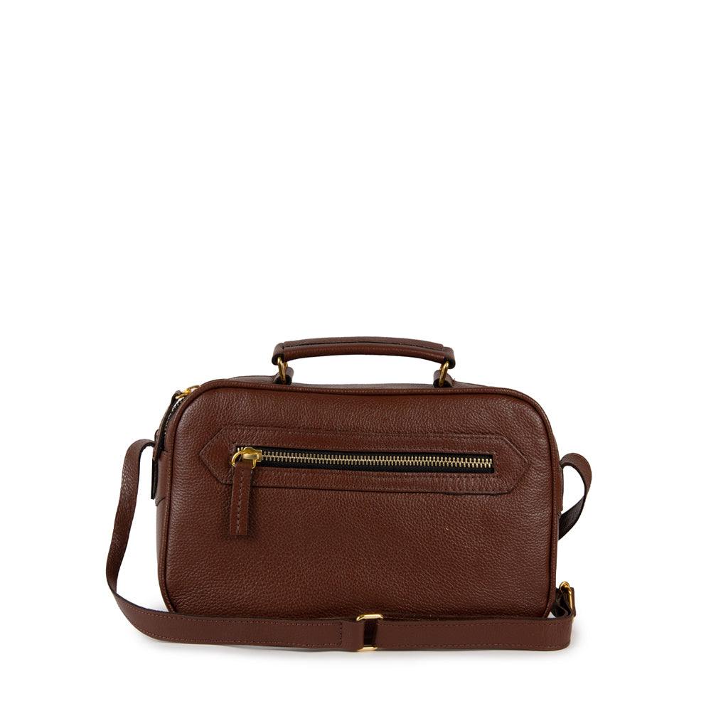 BOLSA BRICK E - MEDIA COR MARROM CACAU