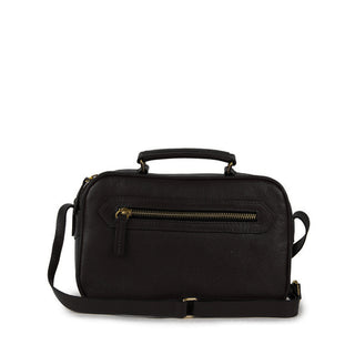 BOLSA BRICK E MEDIA COURO ADÔ COR PRETO