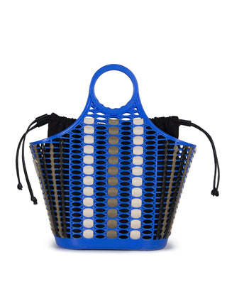 Bolsa Trama Collab Made in Beaga Adô  Cor Azul Bic