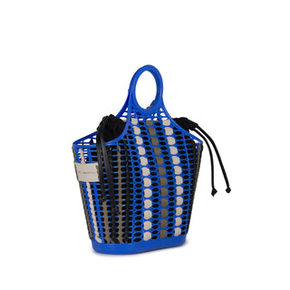 Bolsa Trama Collab Made in Beaga Adô  Cor Azul Bic